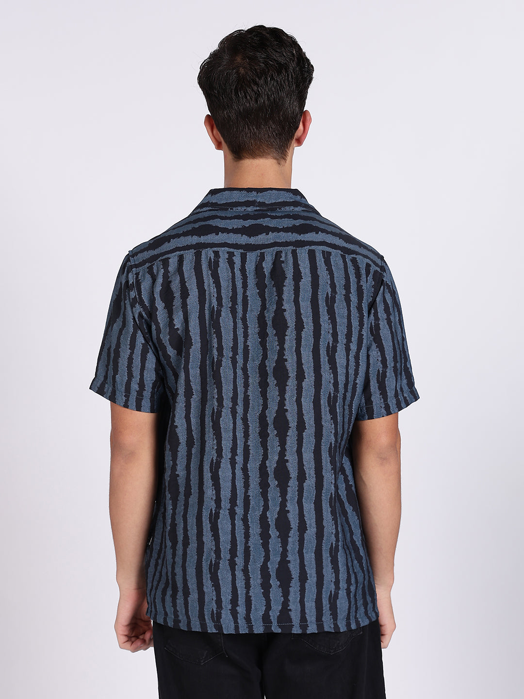 Men BB Viscose Cuban Collar Shirt