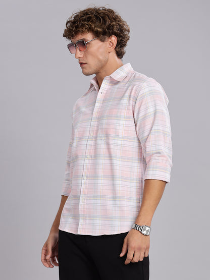 Oxford Pink Button Down Cotton Shirt