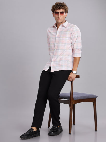 Oxford Pink Button Down Cotton Shirt