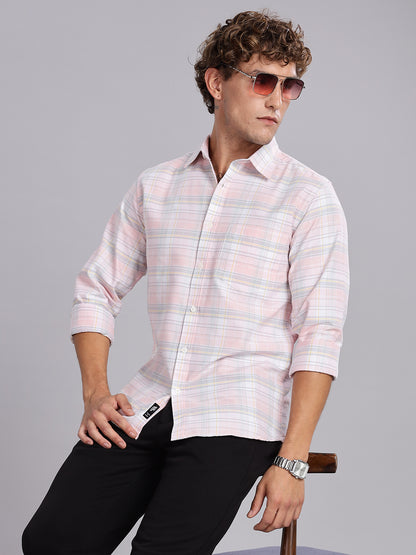 Oxford Pink Button Down Cotton Shirt