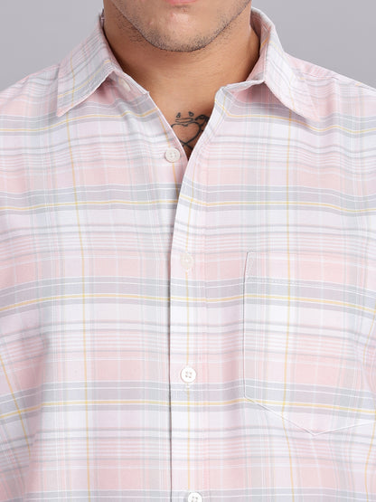 Oxford Pink Button Down Cotton Shirt
