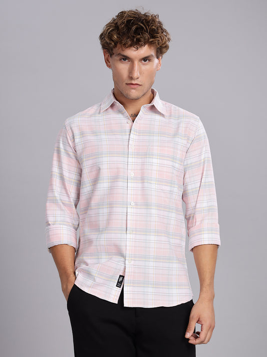 Oxford Pink Button Down Cotton Shirt