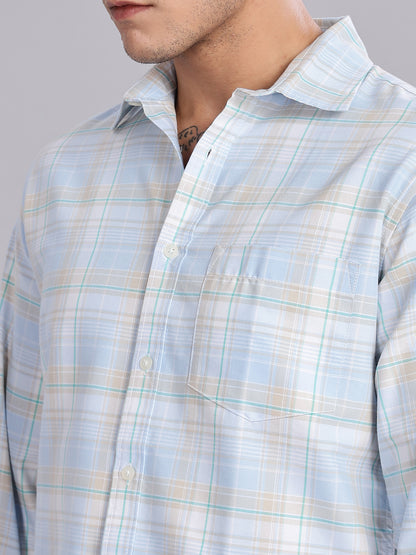 Oxford Blue Button Down Collar Shirt