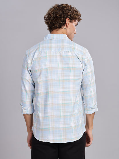 Oxford Blue Button Down Collar Shirt